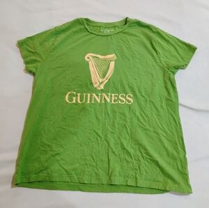 Guinness Green Tee with Gold Harp Logo